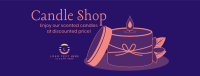 Candle Shop Promotion Facebook Cover Design