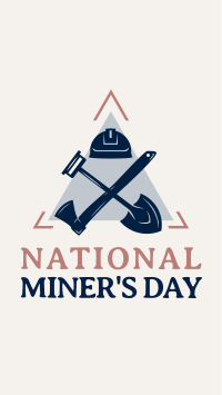 Miner's Day Badge Facebook story Image Preview