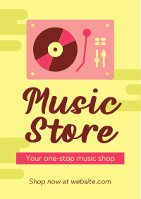 Premium Music Store Flyer Design
