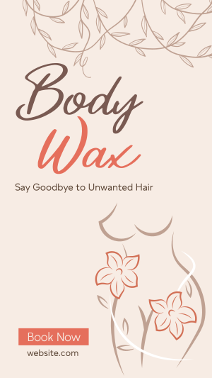 Body Waxing Service Facebook story Image Preview