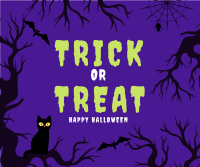 Wicked Halloween Facebook Post Design