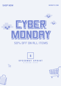 Pixel Cyber Monday Poster Image Preview