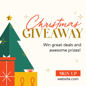 Christmas Holiday Giveaway Linkedin Post Image Preview