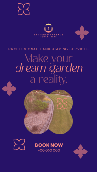 Garden Landscaping Service TikTok Video Image Preview