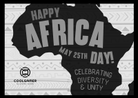 Africa Day Greeting Postcard Image Preview