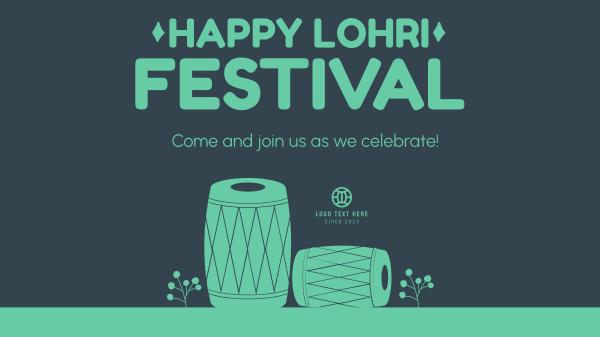 Happy Lohri Festival Facebook Event Cover Design Image Preview