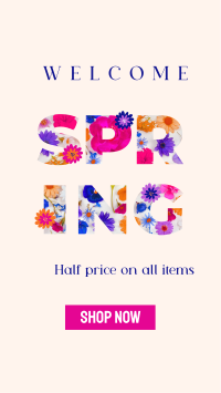 Modern Spring Sale Instagram reel Image Preview