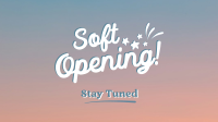 Soft Opening Launch Cute Animation Image Preview