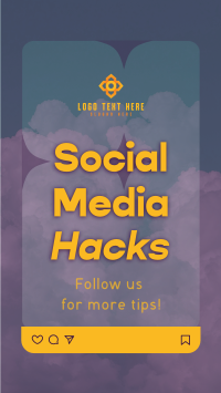 Social Media Hacks Facebook Story Design