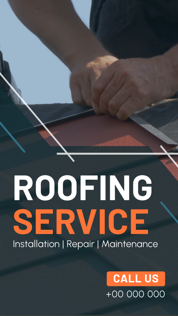Home Roofing Maintenance Instagram Story Design