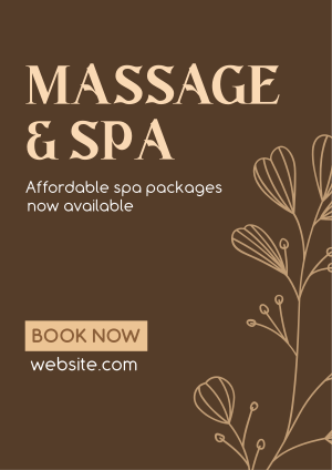 Special Massage Flyer Image Preview