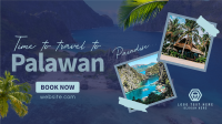 Palawan Paradise Travel Facebook Event Cover Design