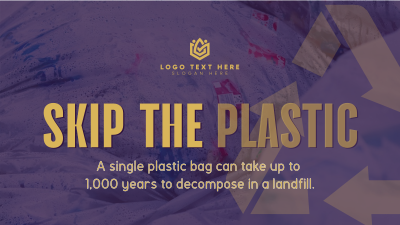 Sustainable Zero Waste Plastic Facebook event cover Image Preview