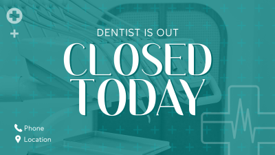 Dentist Is Out Facebook event cover Image Preview