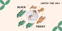 Black Friday Fashion Sale Twitter post Image Preview