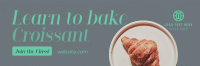 Baked Croissant Twitter header (cover) Image Preview