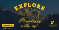 Explore Mountains Facebook Ad Design