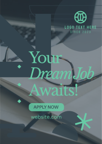 Apply your Dream Job Poster Design