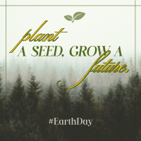 Earth Day Green Nature Instagram Post Design