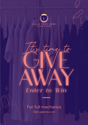 Fashion Giveaway Alert Flyer Image Preview