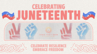 Rustic Juneteenth Greeting Animation Image Preview