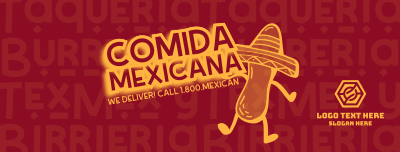 Mexican Comida Facebook cover Image Preview