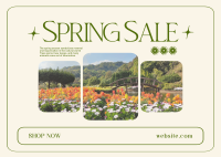 Spring Time Sale Postcard Image Preview