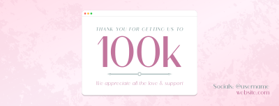 Elegant Chic Milestone Facebook cover Image Preview