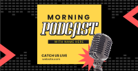 Morning Podcast Stream Facebook Ad Design