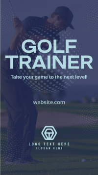 Golf Trainer YouTube Short Design