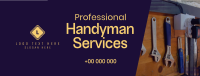 Modern Handyman Service Facebook cover Image Preview