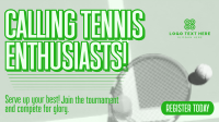 Tennis Sports Tournament  Animation Preview