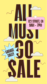 Garage Sale Quirky Instagram Story Design