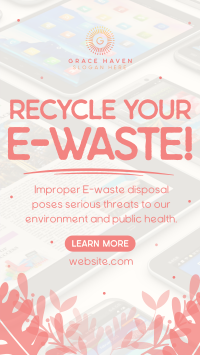 Recycle your E-waste Facebook story Image Preview