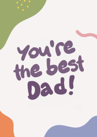 Dad's Day Doodle Flyer Design