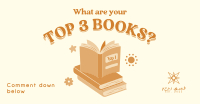 Cute Favorite Books Facebook Ad Image Preview