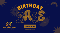 Hippie Birthday Sale Animation Image Preview