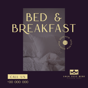 Bed and Breakfast Apartments Instagram post Image Preview