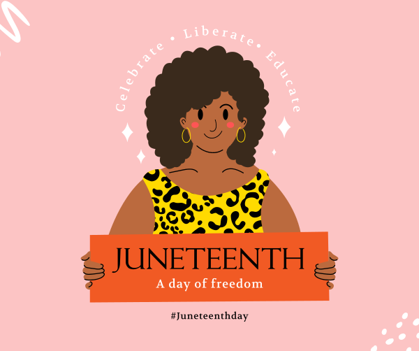 Juneteenth Woman Facebook Post Design Image Preview