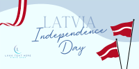 Latvia Independence Flag Twitter post Image Preview