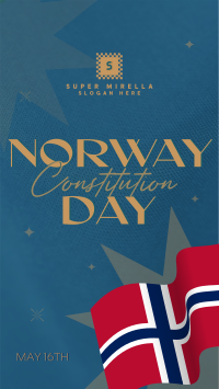 Flag Norway Day Facebook Story Image Preview