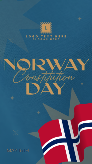Flag Norway Day Facebook story Image Preview