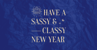 Sparkling New Year Facebook ad Image Preview