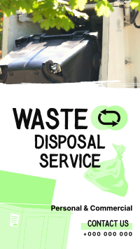 Waste Disposal Management Facebook Story Design