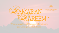 Ramadan Sunset Facebook Event Cover Design