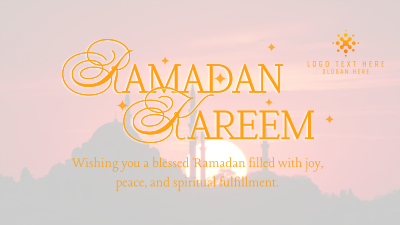 Ramadan Sunset Facebook event cover Image Preview