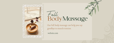 Luxe Body Massage Facebook cover Image Preview