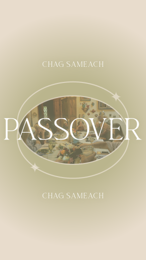 Passover Seder Minimalist  Instagram story Image Preview