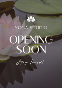 Yoga Studio Opening Flyer Design