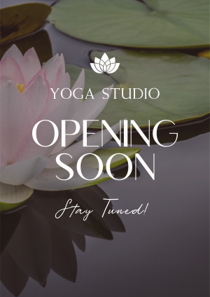Yoga Studio Opening Flyer Image Preview
